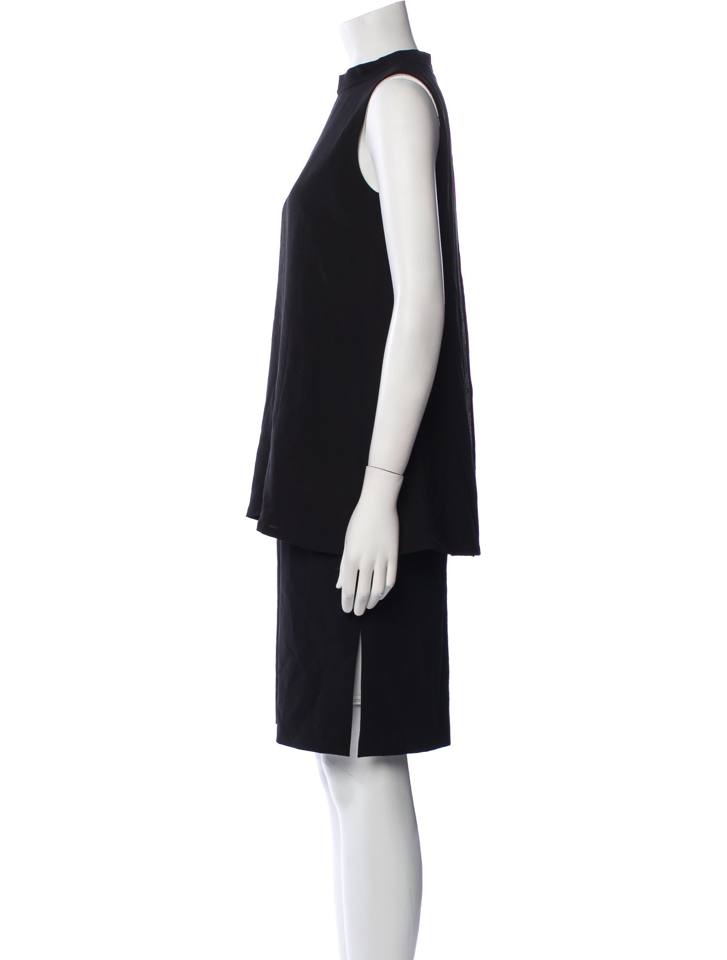 Lafayette 148 Silk Knee-Length Dress