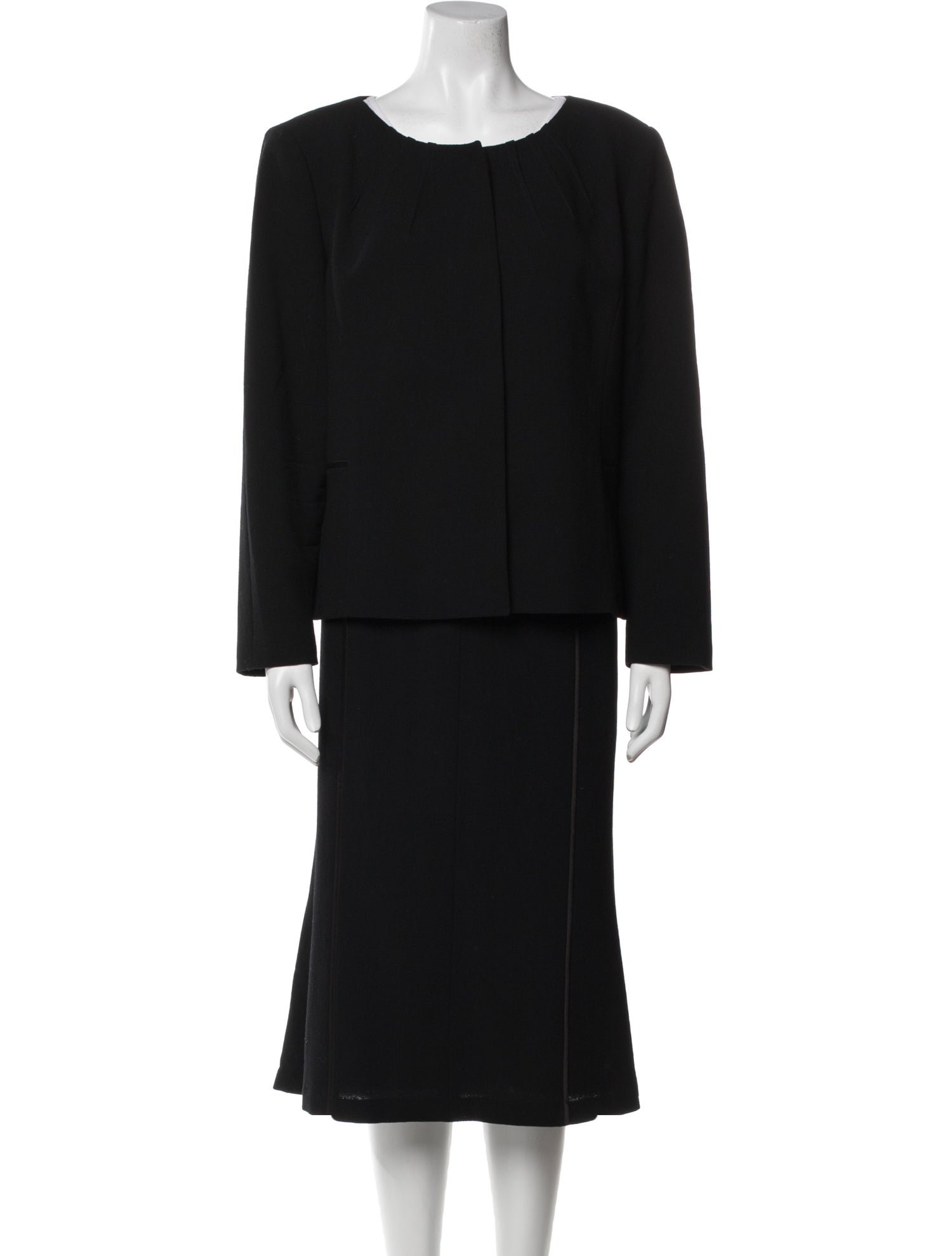 Lafayette 148 Virgin Wool Skirt Set