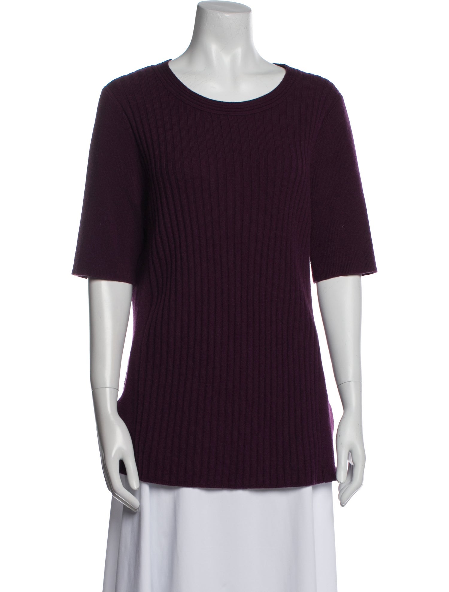 Lafayette 148 Cashmere Scoop Neck Sweater