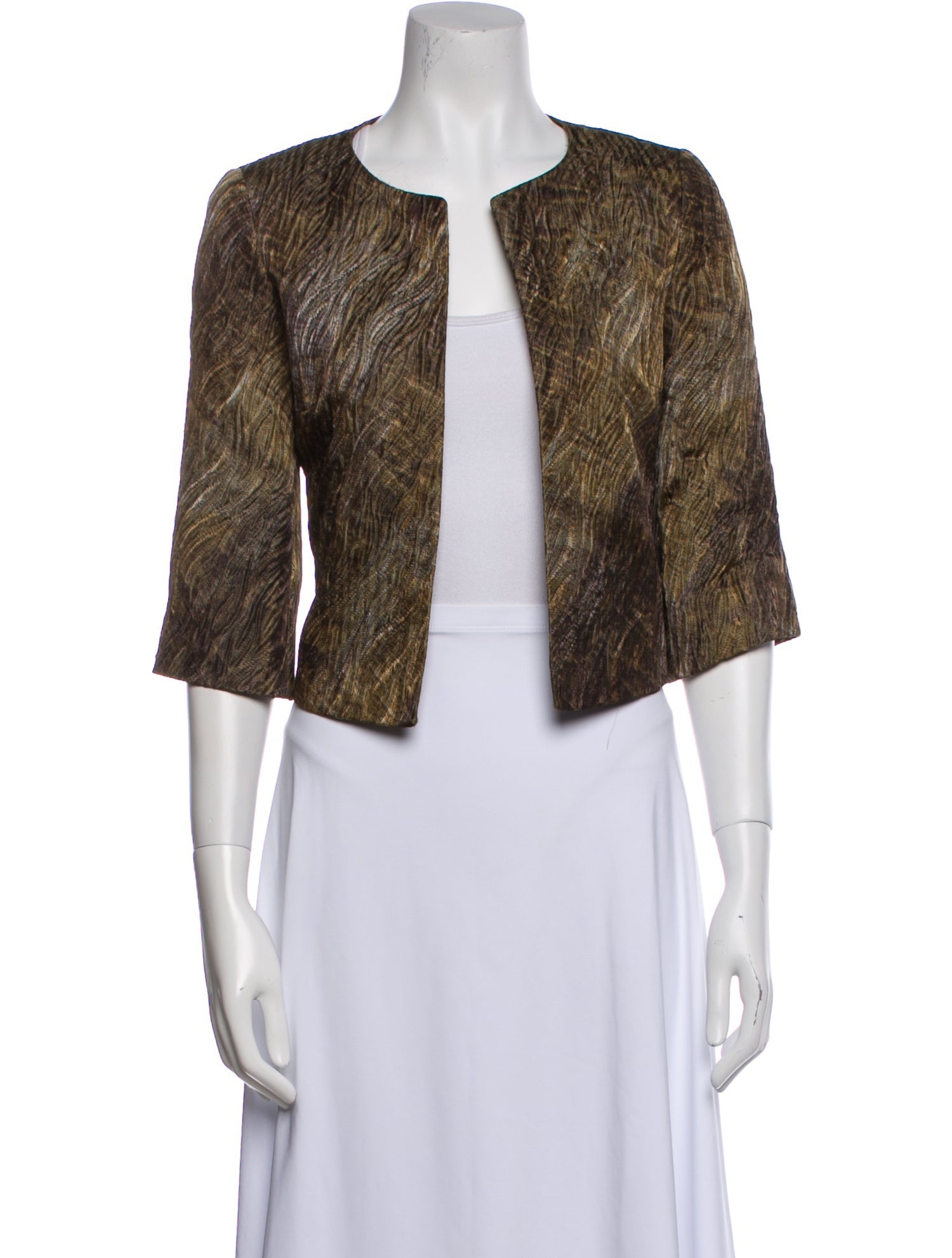 Lafayette 148 Printed Evening Jacket