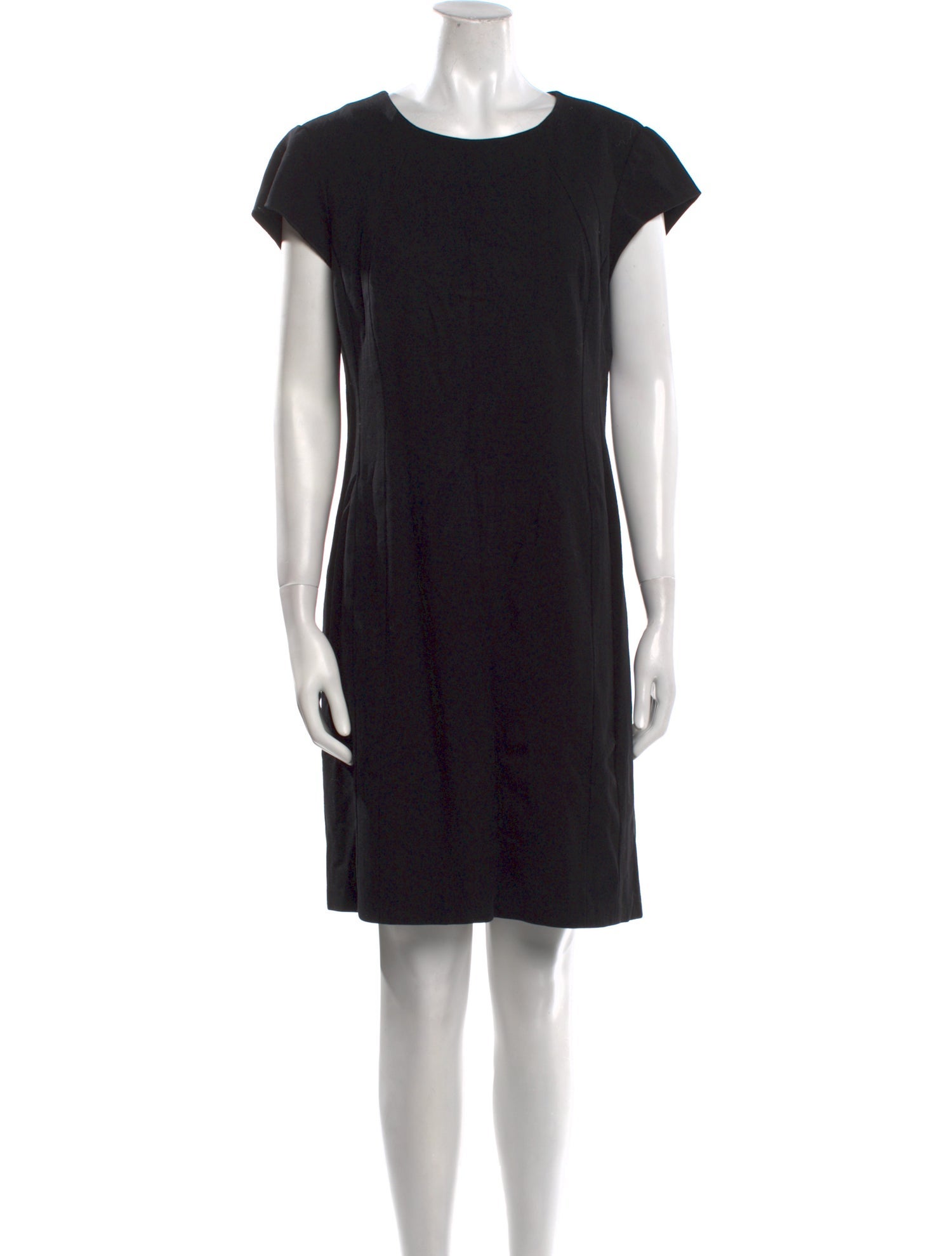 Lafayette 148 Crew Neck Mini Dress