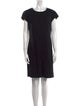 Lafayette 148 Crew Neck Mini Dress