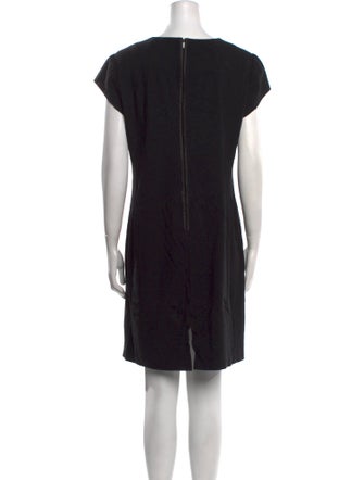 Lafayette 148 Crew Neck Mini Dress