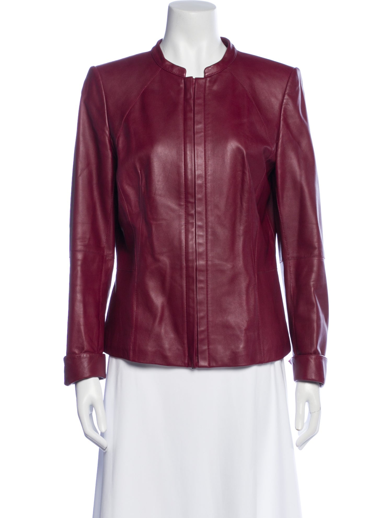 Lafayette 148 Leather Biker Jacket