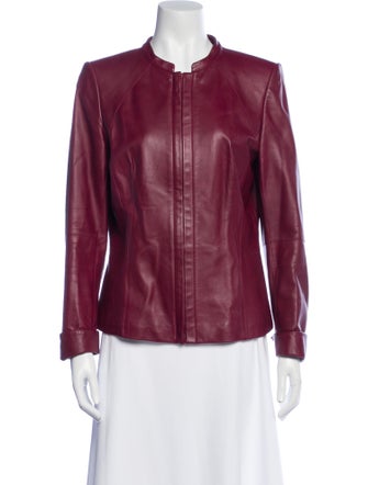 Lafayette 148 Leather Biker Jacket