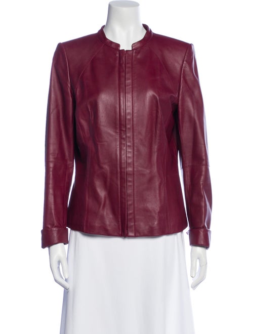 Lafayette 148 Leather Biker Jacket