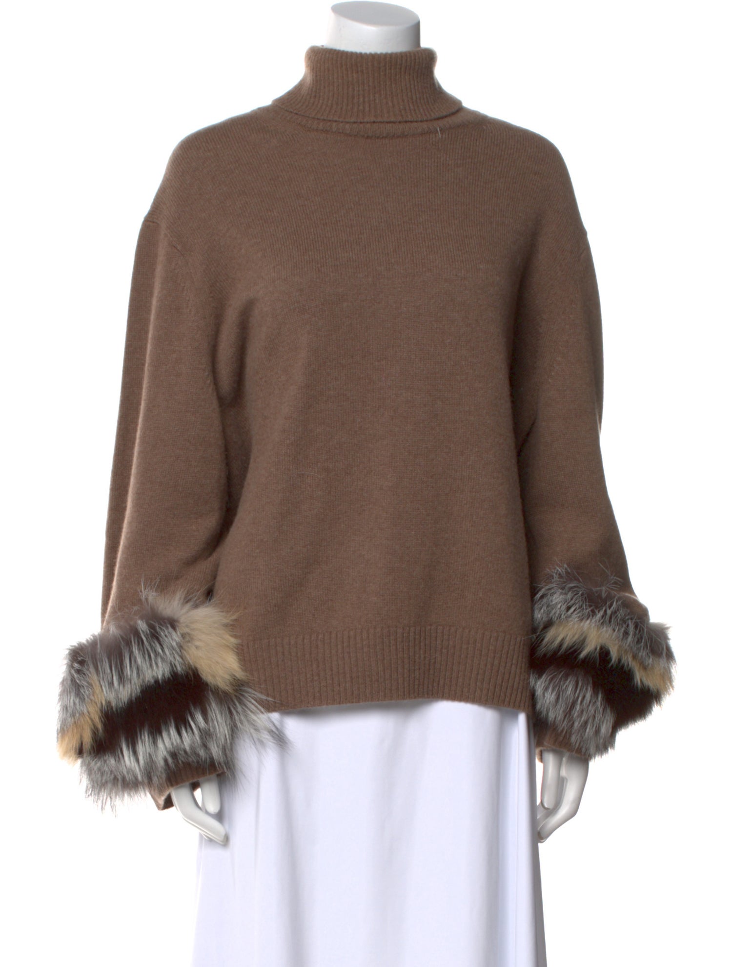 Lafayette 148 Cashmere Colorblock Pattern Sweater