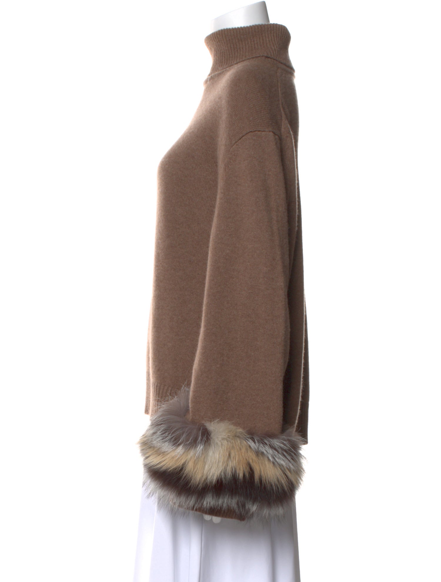 Lafayette 148 Cashmere Colorblock Pattern Sweater