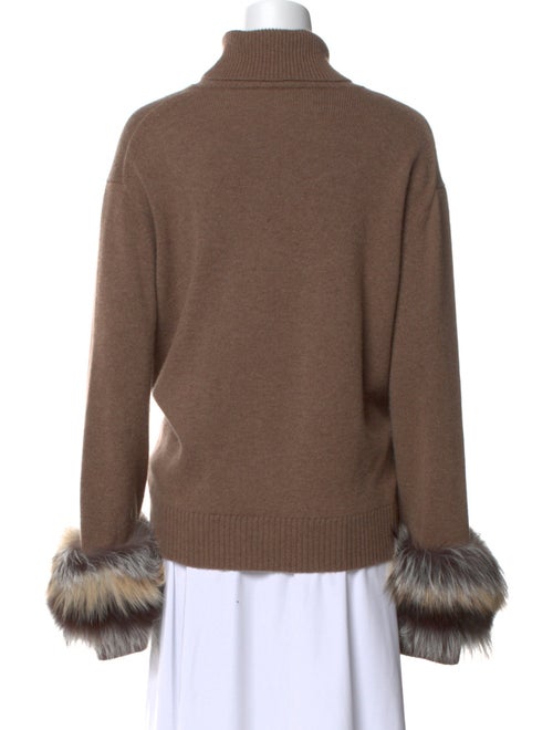 Lafayette 148 Cashmere Colorblock Pattern Sweater