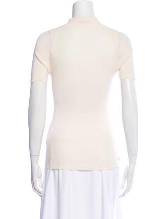 Lafayette 148 Wool Mock Neck Sweater