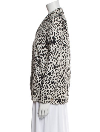 Lafayette 148 Animal Print Blazer