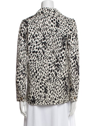 Lafayette 148 Animal Print Blazer