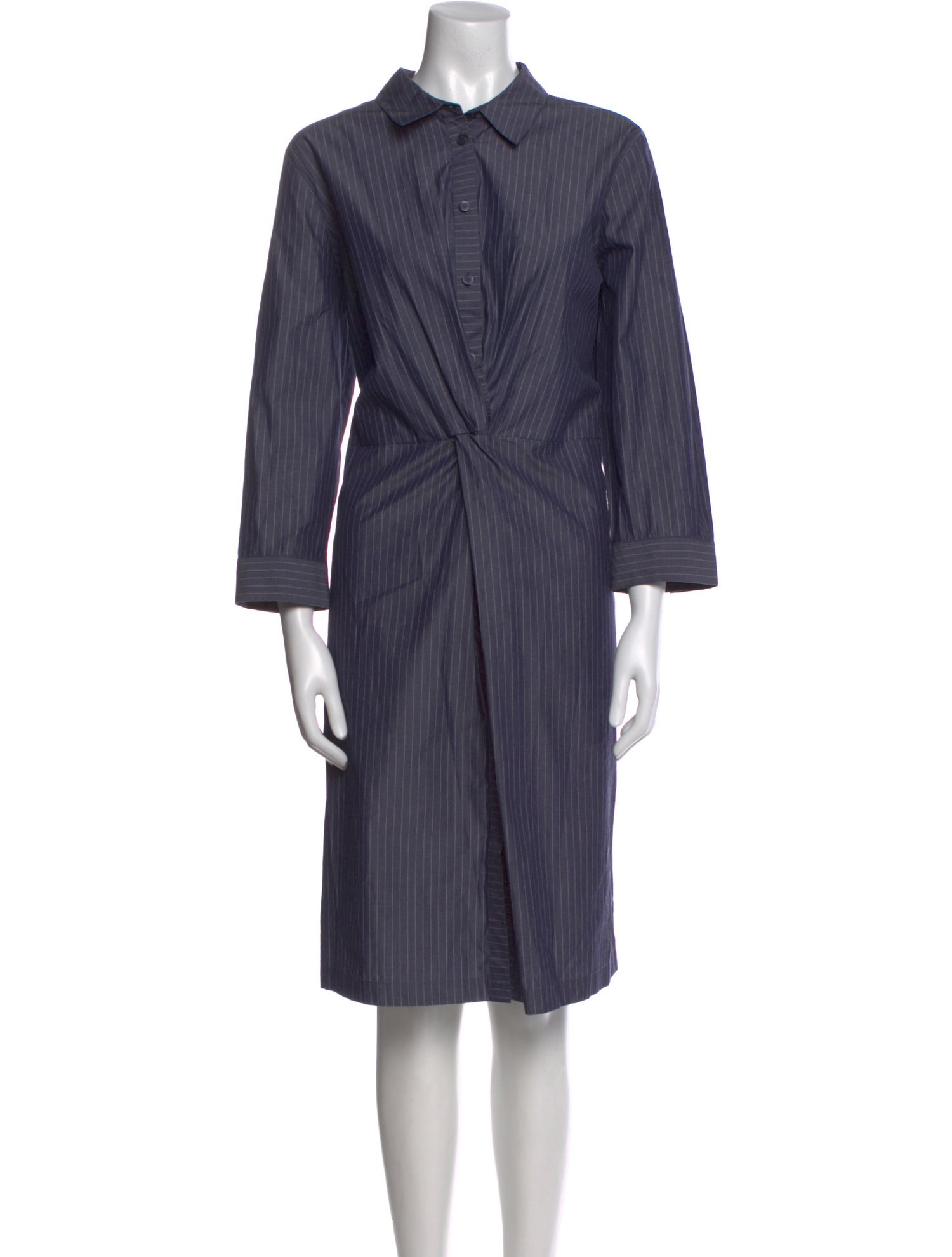 Lafayette 148 Striped Midi Length Dress w/ Tags