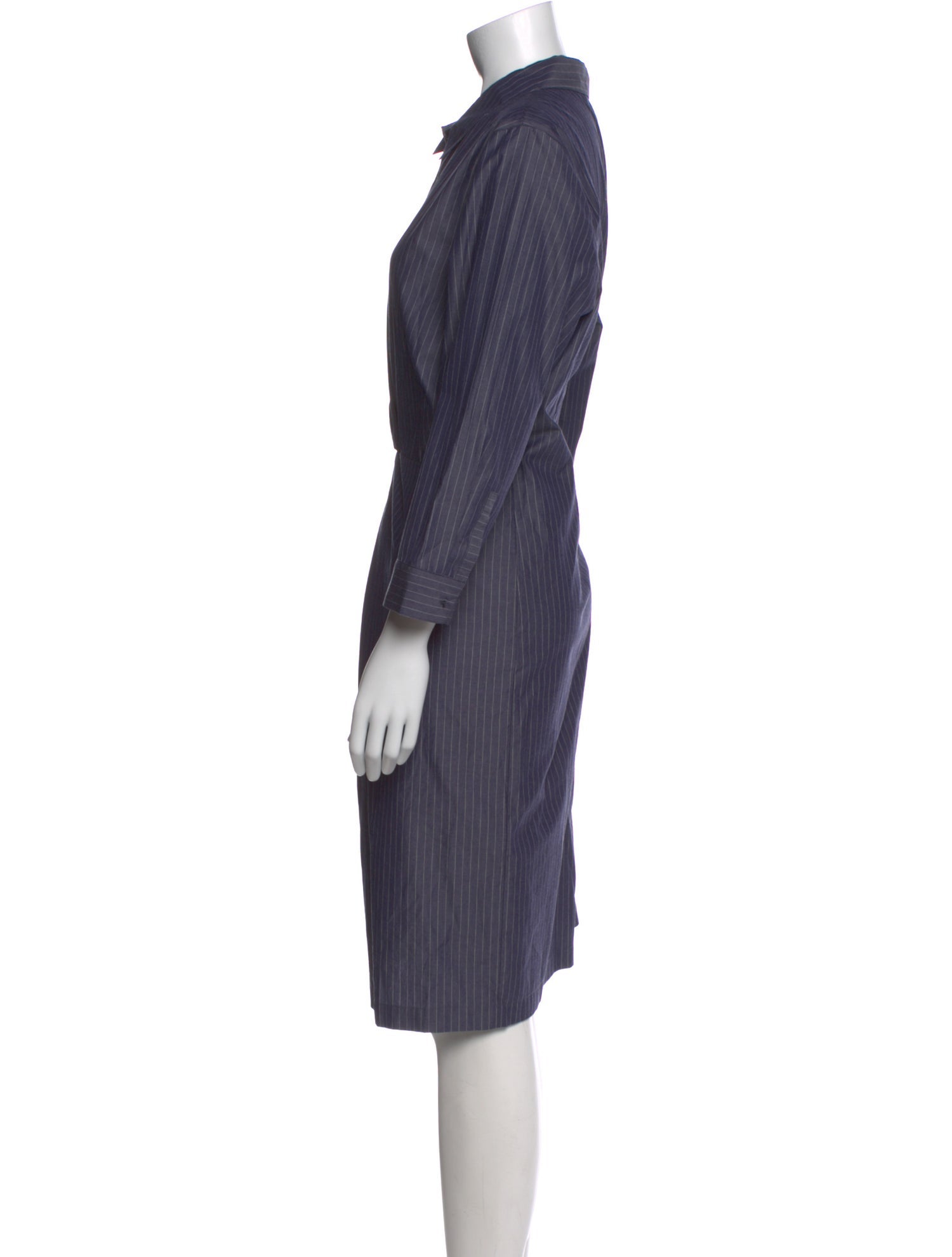 Lafayette 148 Striped Midi Length Dress w/ Tags