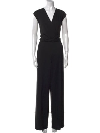 Lafayette 148 V-Neck Jumpsuit
