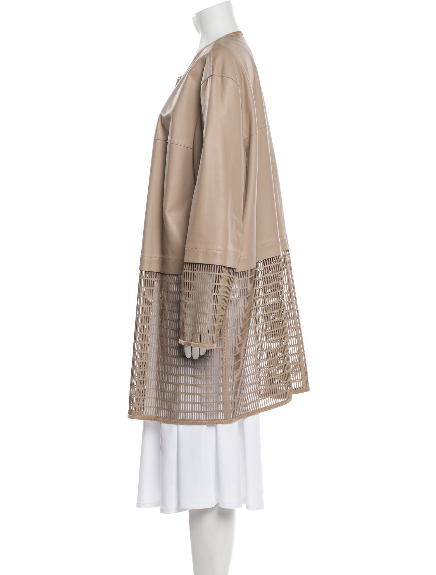 Lafayette 148 Leather Coat