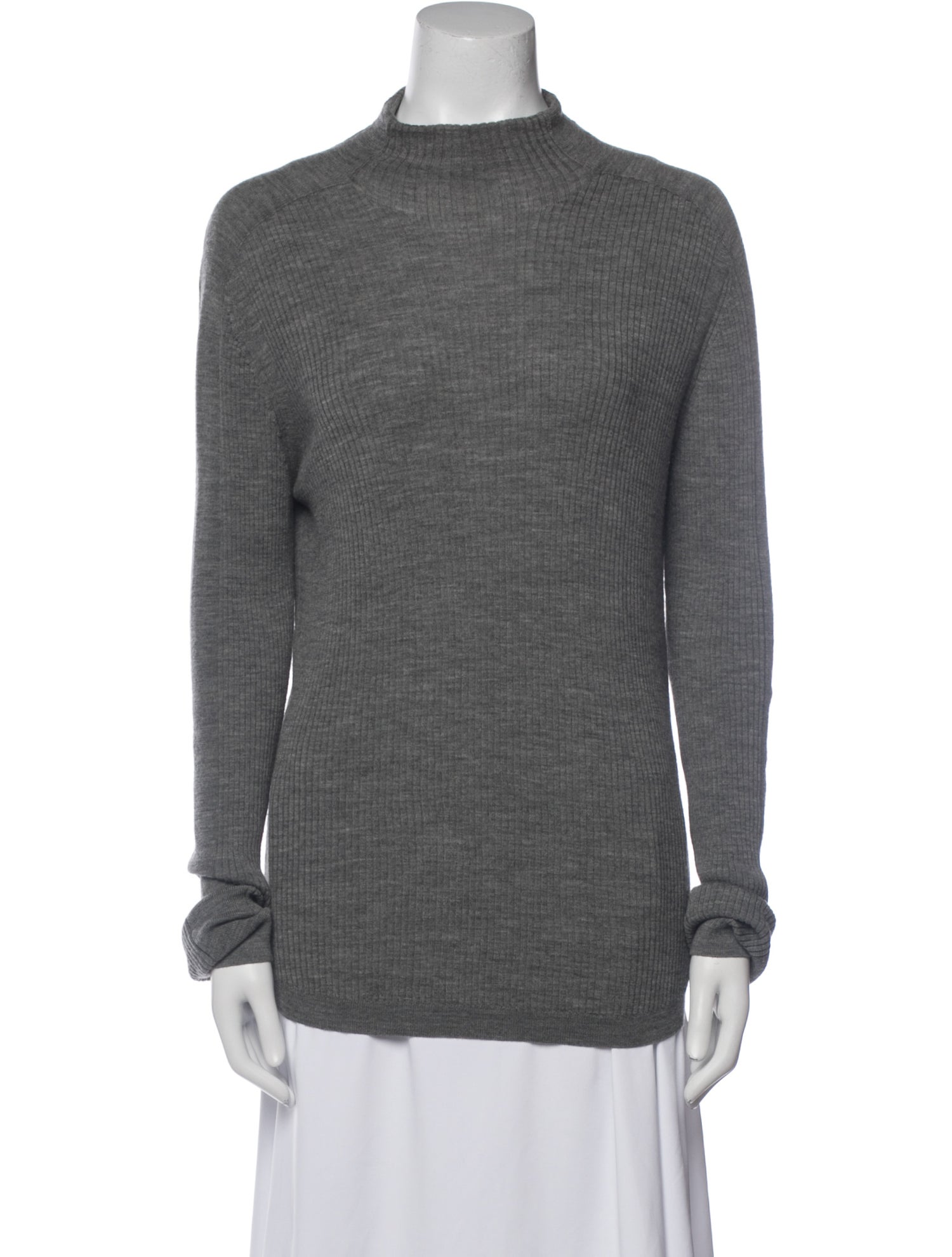 Lafayette 148 Wool Mock Neck Sweater