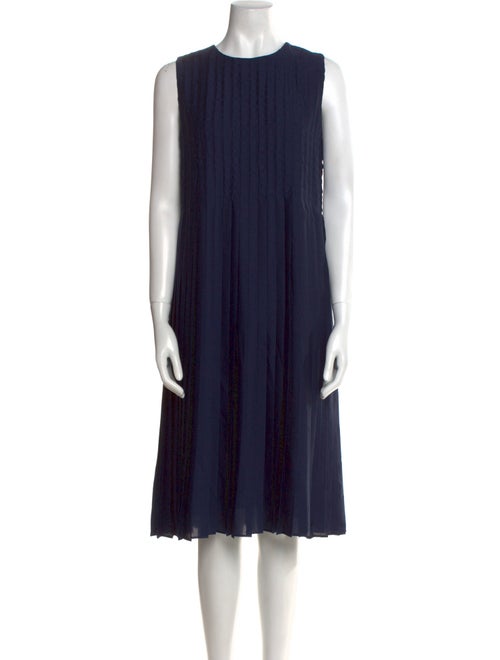 Lafayette 148 Crew Neck Knee-Length Dress