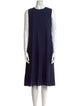 Lafayette 148 Crew Neck Knee-Length Dress