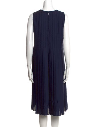 Lafayette 148 Crew Neck Knee-Length Dress