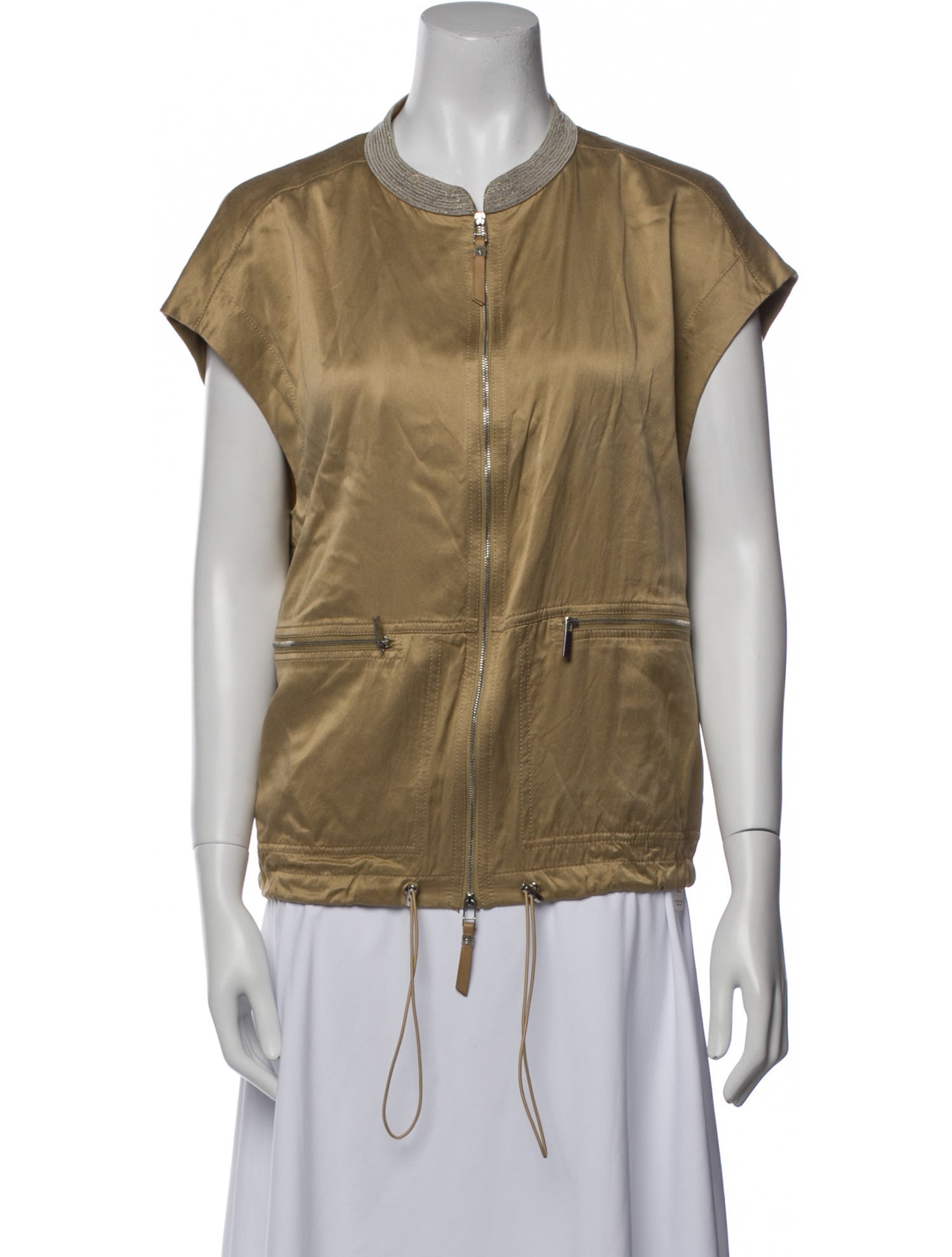 Lafayette 148 Silk Vest