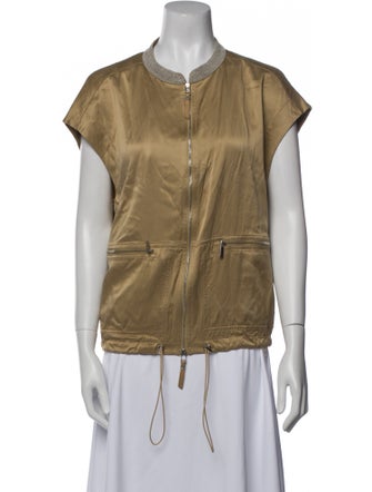 Lafayette 148 Silk Vest
