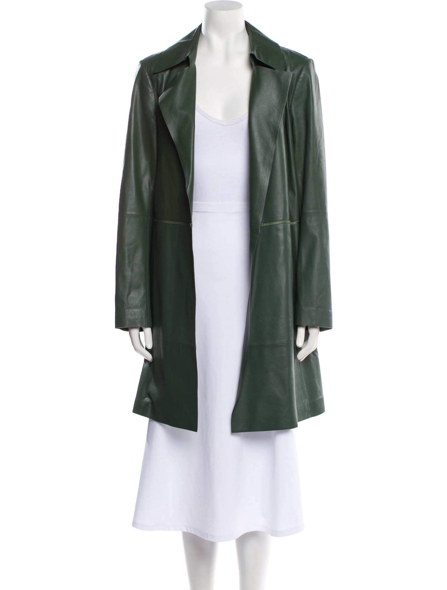 Lafayette 148 Leather Coat