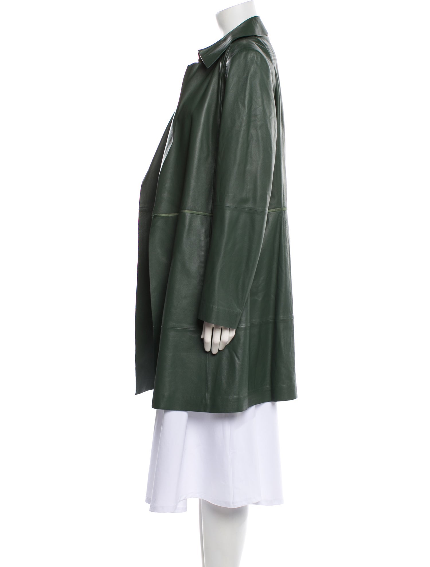 Lafayette 148 Leather Coat