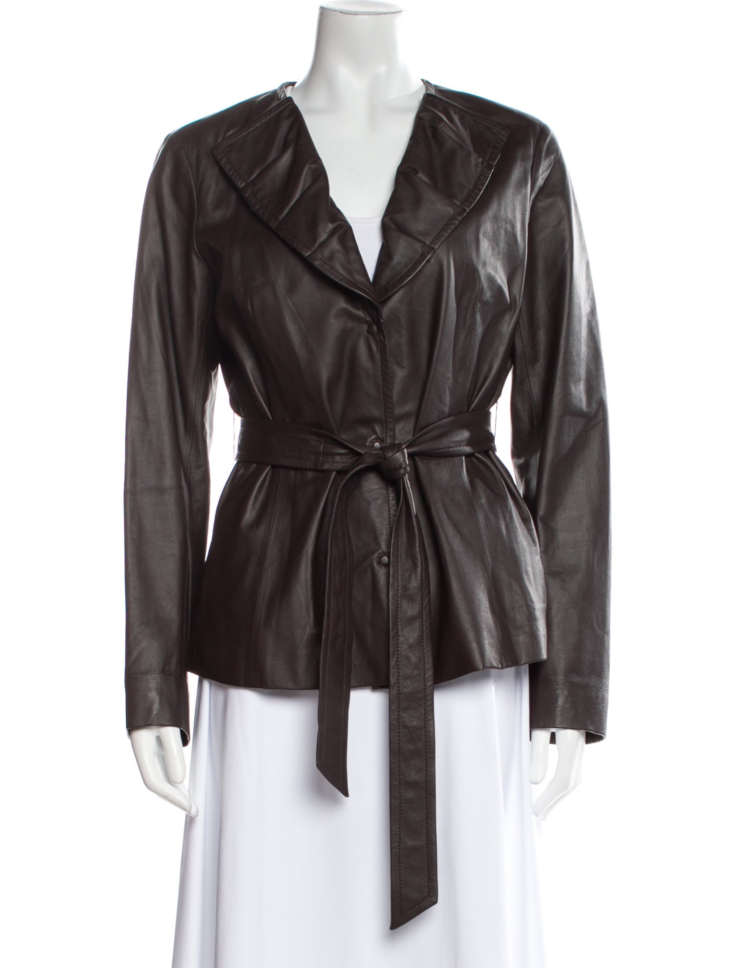 Lafayette 148 Leather Evening Jacket