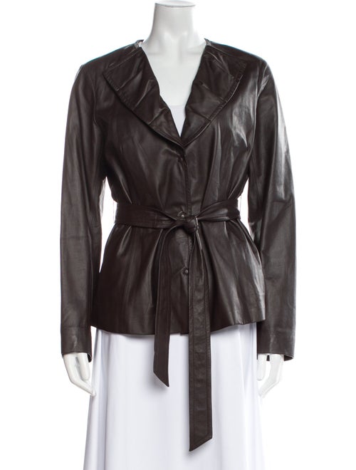 Lafayette 148 Leather Evening Jacket