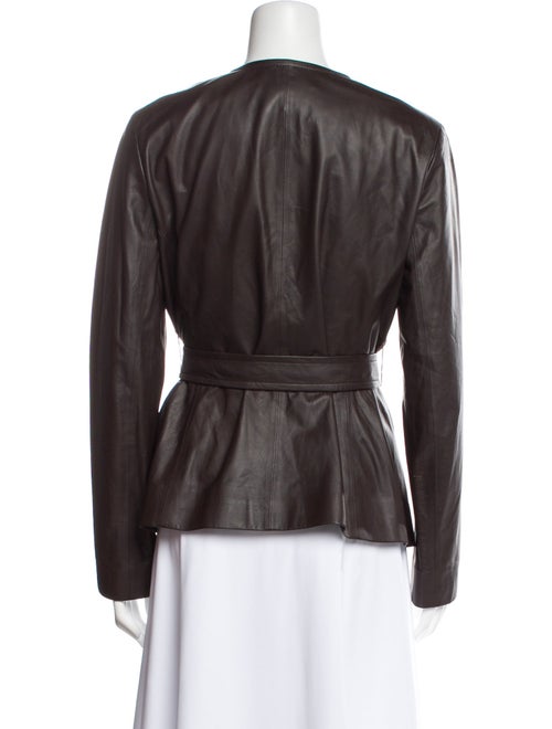 Lafayette 148 Leather Evening Jacket
