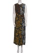 Lafayette 148 Printed Long Dress