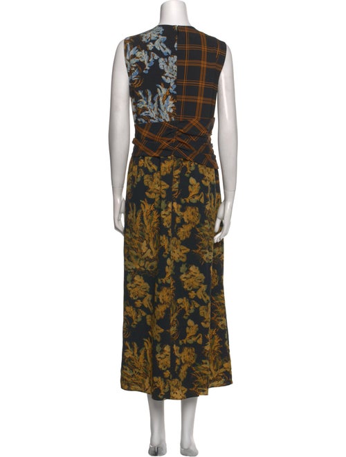 Lafayette 148 Printed Long Dress