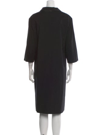 Lafayette 148 V-Neck Knee-Length Dress