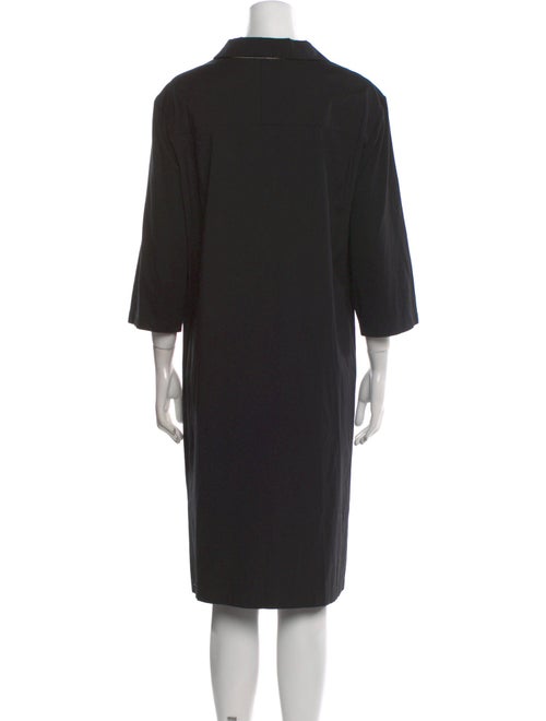 Lafayette 148 V-Neck Knee-Length Dress