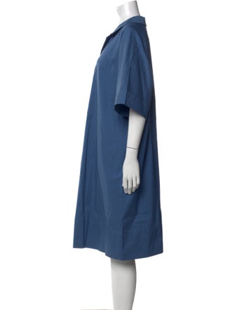 Lafayette 148 V-Neck Midi Length Dress