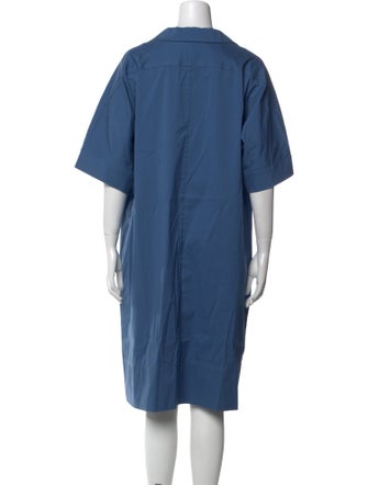 Lafayette 148 V-Neck Midi Length Dress