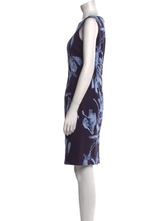 Lafayette 148 Printed Knee-Length Dress