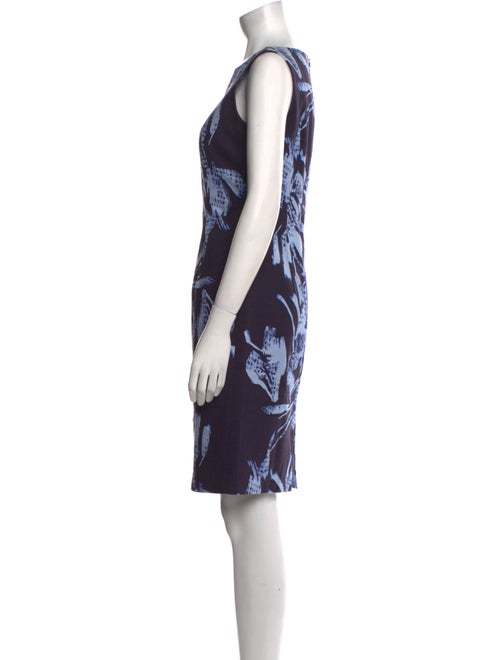 Lafayette 148 Printed Knee-Length Dress