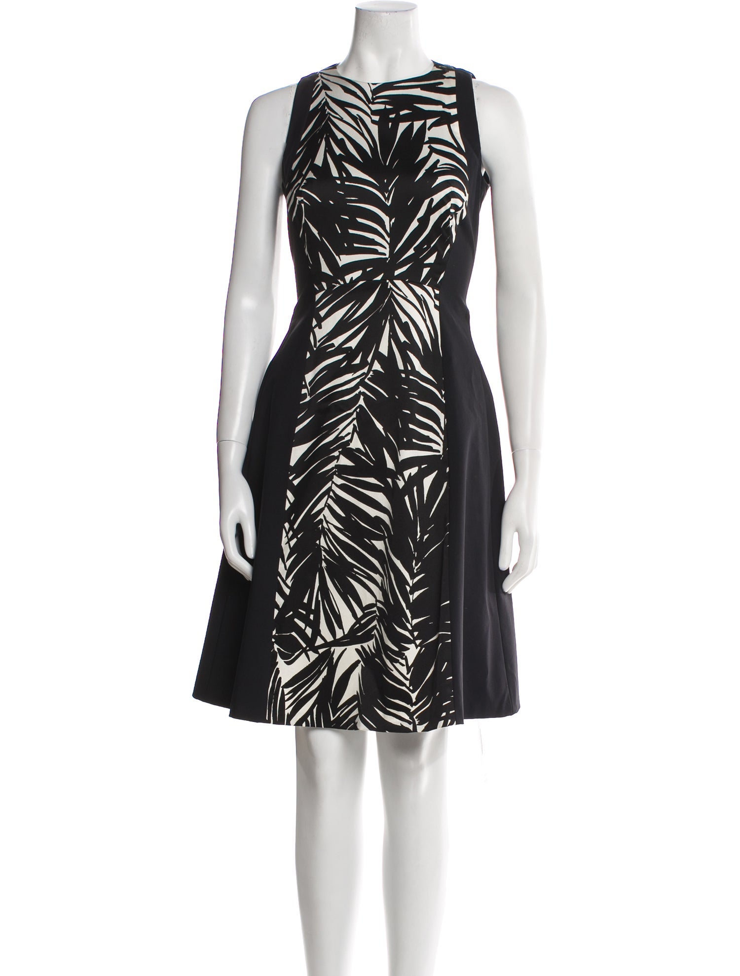 Lafayette 148 Printed Knee-Length Dress