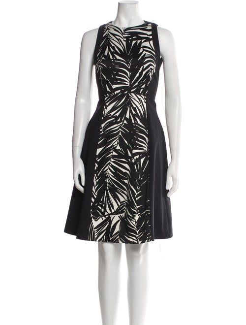 Lafayette 148 Printed Knee-Length Dress