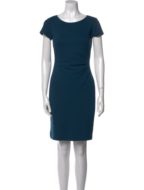 Lafayette 148 Bateau Neckline Mini Dress