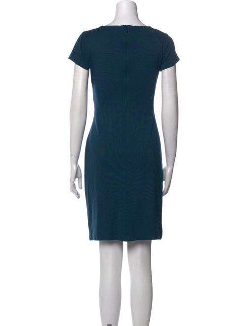 Lafayette 148 Bateau Neckline Mini Dress