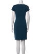 Lafayette 148 Bateau Neckline Mini Dress