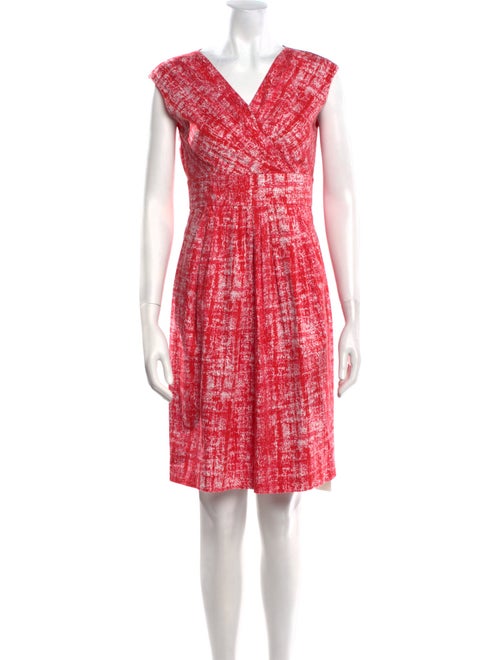 Lafayette 148 Printed Knee-Length Dress