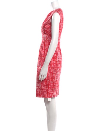 Lafayette 148 Printed Knee-Length Dress
