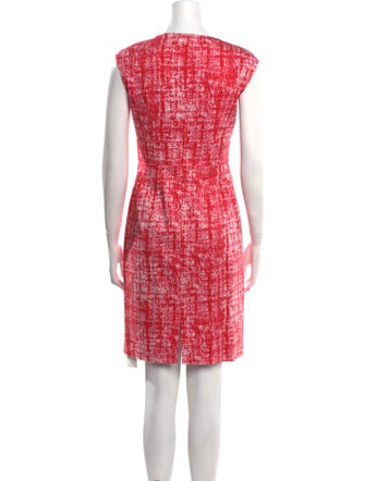 Lafayette 148 Printed Knee-Length Dress