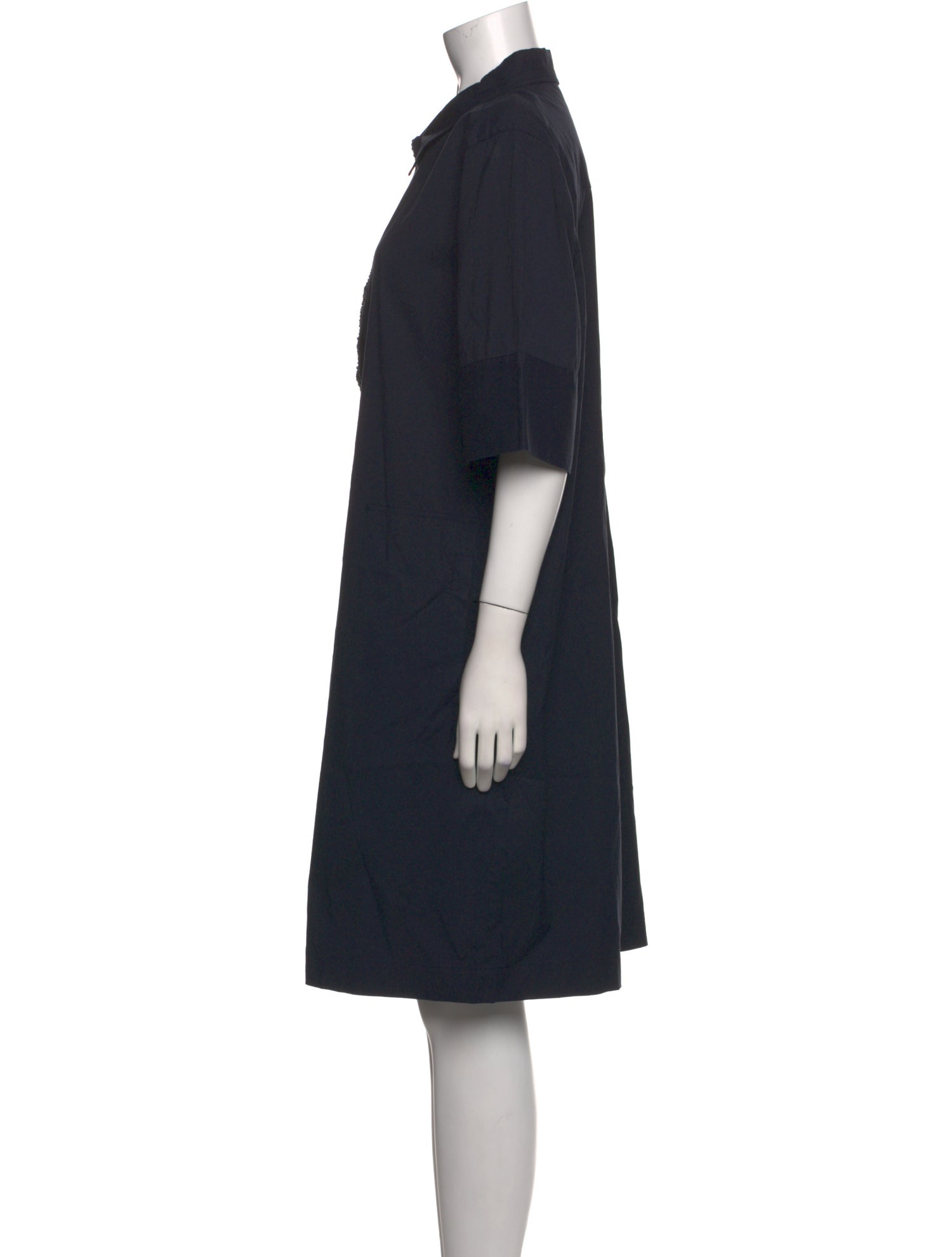 Lafayette 148 Mock Neck Knee-Length Dress