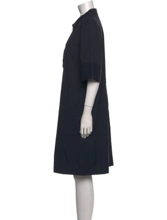 Lafayette 148 Mock Neck Knee-Length Dress
