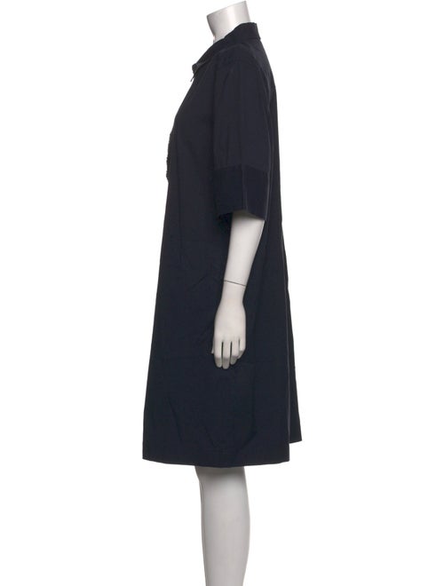 Lafayette 148 Mock Neck Knee-Length Dress